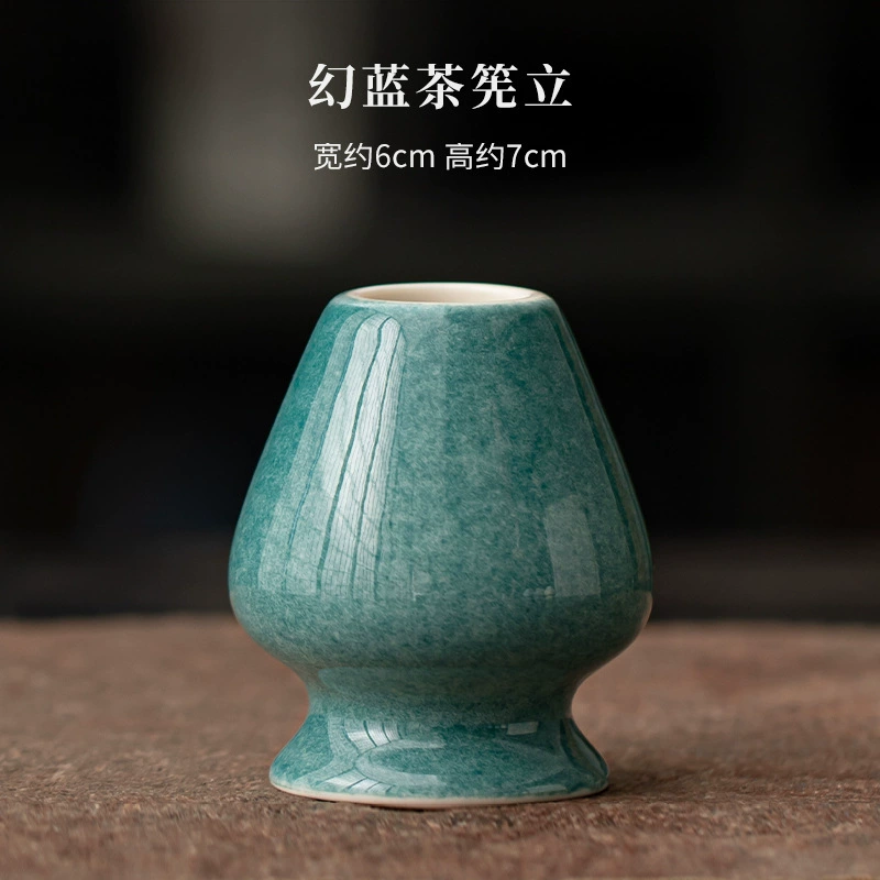 Набор чая матча (Creative Ceramics) японский стиль керамические чайные инструменты — венчик, ложка, сито нержавеющая сталь