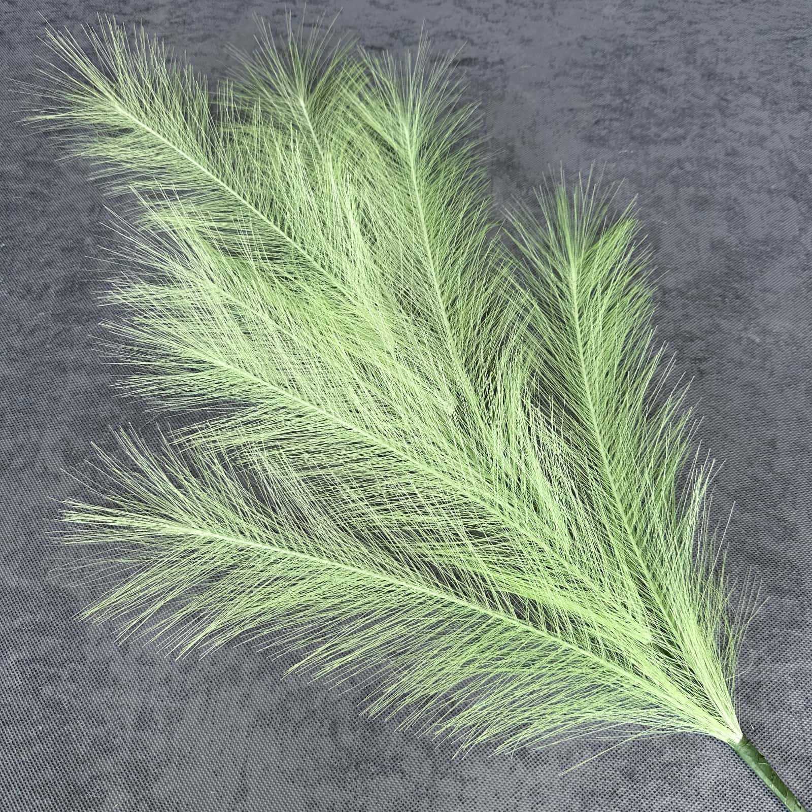 Simulación de 7 horquillas Pluma Flor eterna Decoración de la escena de la boda Decoración del hogar Hierba de junco de colores Decoración de flores falsas al por mayor