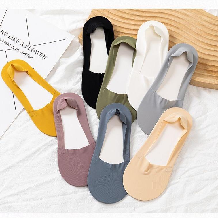 Wholesale Invisible Ice Silk Socks with No Visible Ultra-Low Cut Lining for Summer