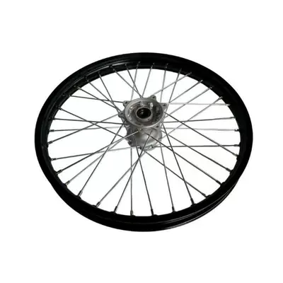 Zhenglin Mx6 M7 Huayang T4 Rogue Wolf Cross-Country Motorcycle Front 21 Rear 18inch Aluminum Alloy Wheel Rim Assembly (Motorcycle wheel hub) - 160x21-black-front-wheel-assembly-6904-bearing