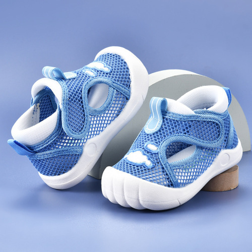 Baby Sandals Women's Summer Toddler Shoes 0 to 1-2 Years Old Baby Non-Slip Soft Soled Infant Net Shoes for Boys and Children