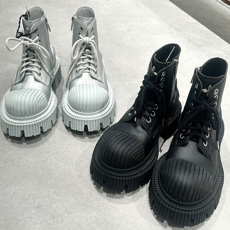 in stock SK Future Ripple Motorcycle Boots S0010B4/SL Cruckle Gear Martin Boots Women's Shoes 25 Years Spring