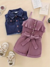 O 75634 Summer Girls' Romper Set Ůͯ��������װ �羳��