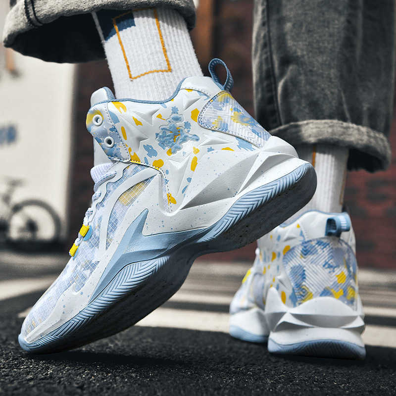 2023 nouvelles chaussures de basket-ball d'entraînement professionnel pour enfants: course à semelles souples pour les lycéens, Anti_voghion.com