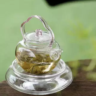 茶水分离茶壶泡茶专用壶玻璃泡茶壶高硼硅玻璃耐热玻璃铃兰壶