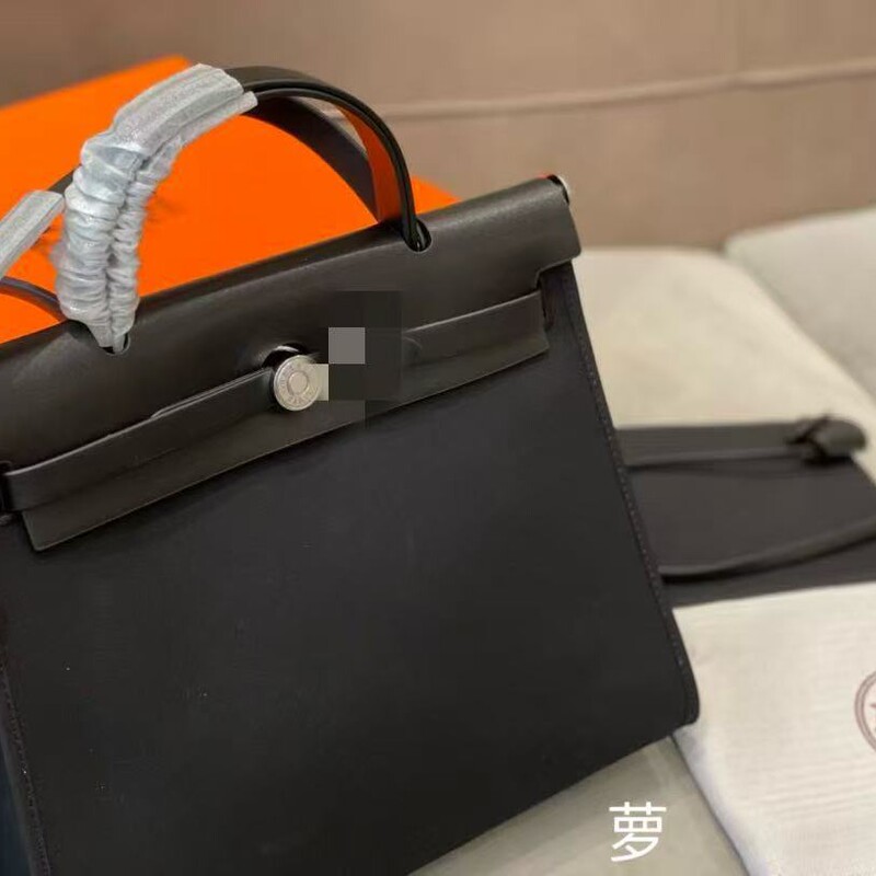 New Women's Canvas Handbag Kelly Bag Platinum Bag New Women's Canvas Handbag Kelly Bag Platinum Bag