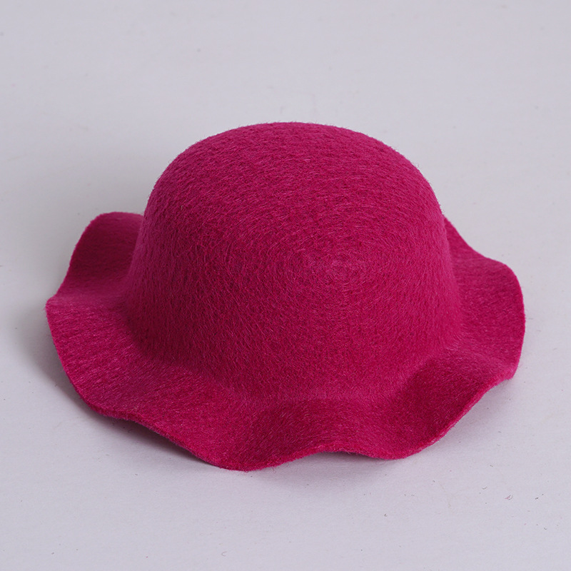 Labu nuevo sombrero de feltero abierto sombrero de cúpula sombrero accesorios de moda sombrero mini sombrero muñeca