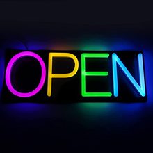 ¿βɫLEDӪҵ˸޺OPEN12V๦˸