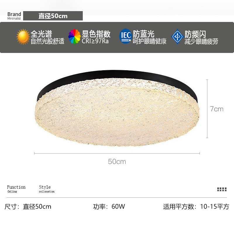 意式轻奢客厅灯吸顶灯法式复古中古风设计师卧室书房灯全光谱灯具|undefined