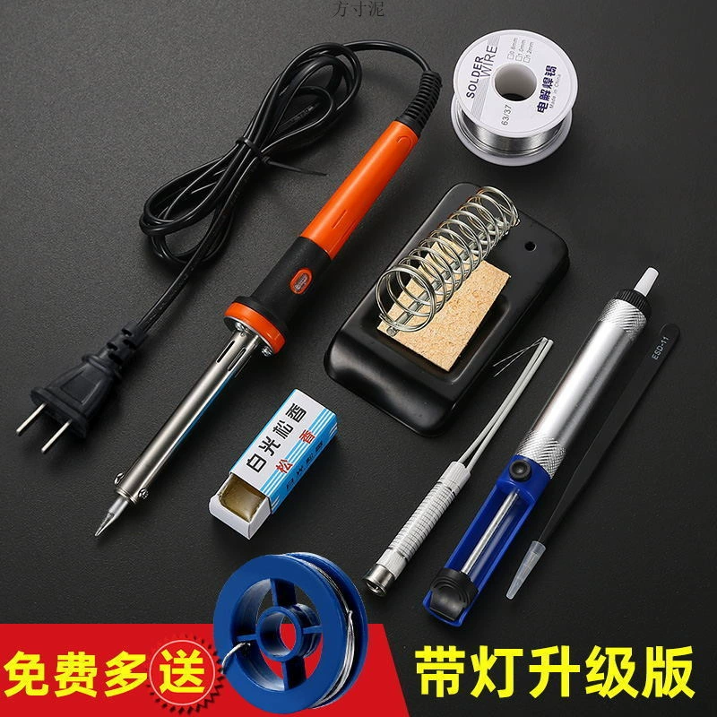 Новый 60w электрический паяльник домашний набор электронный ремонт постоянной температуры 30w электрический гонг ферроэлектрический паяльник паяльная ручка инструмент оптом