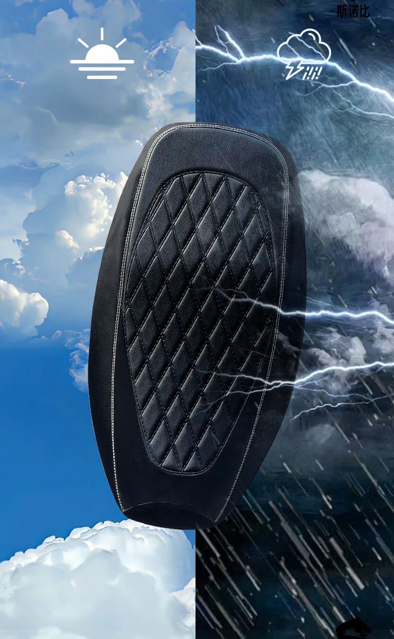Electric Vehicle Seat Cushion Cover, Motorcycle Seat Cover, Waterproof and Sun-Proof, Aima Knife, Yadi Tram Seat Cover, Universal Leather