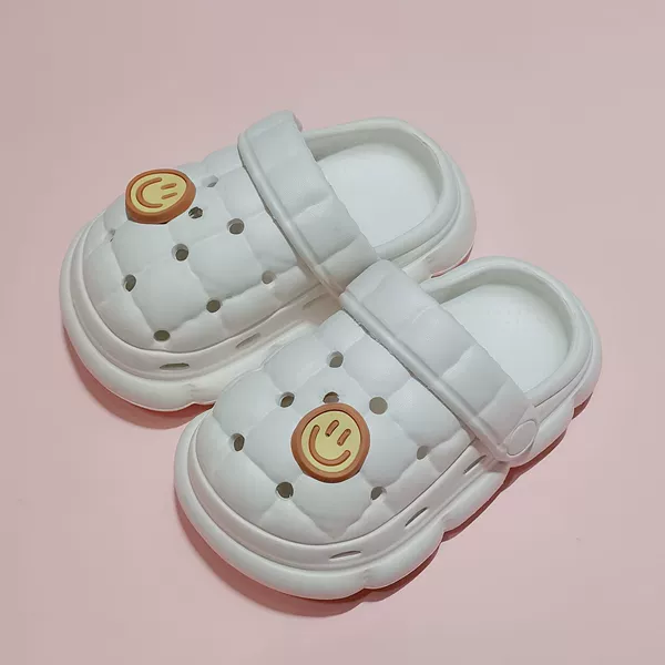White + smiley face