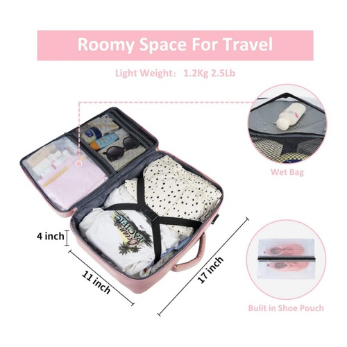 A new travel backpack with charging ports and a shoe bag, a carry-on backpack compatible with TSA for 15.6-inch laptops.