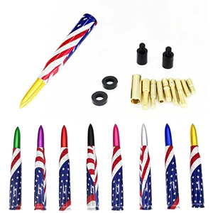 Universal car modification antenna parts, personalized decorative bullet-head antenna for car modification