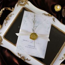 请柬婚礼系请帖结婚2023网红欧式喜帖个性一件批发跨境