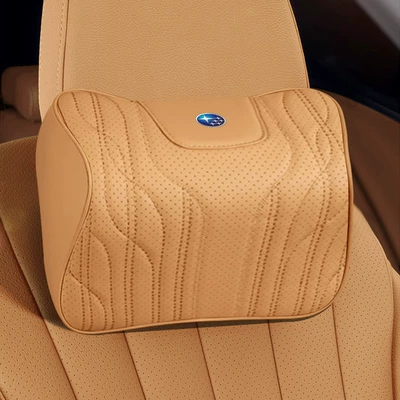 Car Headrest Neck Pillow Waist support - tuo-brown-neck-pillow