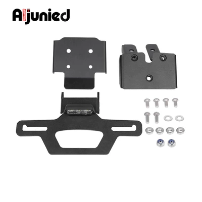 Suitable for Dongfeng 675Ss 675Sr-R Motorcycle Short Tail License Plate Holder Modified Foldableing Rear Fender License Plate Holder