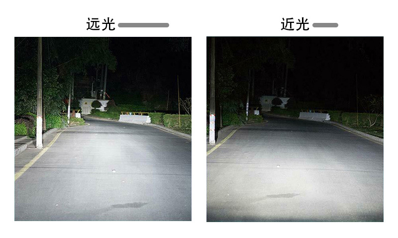 7-Inch 45W Square Headlight Modified with Led Daytime Running Lights, 5-Bead Square Light, Dual-Light Strong Light, High Brightness, High Power
