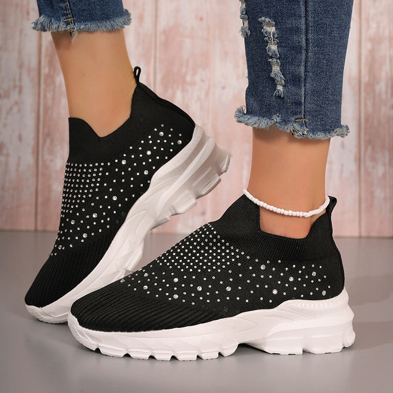 Women's Sports Solid Color Round Toe Sports Shoes display picture 20