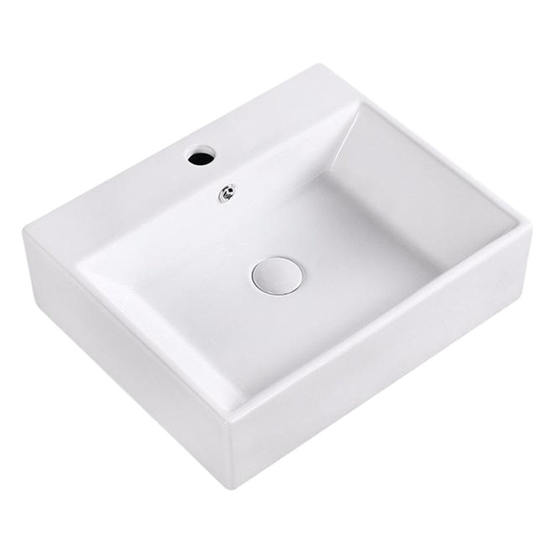 Fábrica al por mayor lavabo de baño lavabo de cerámica lavabo cuadrado lavabo de cerámica 5685 lavabo