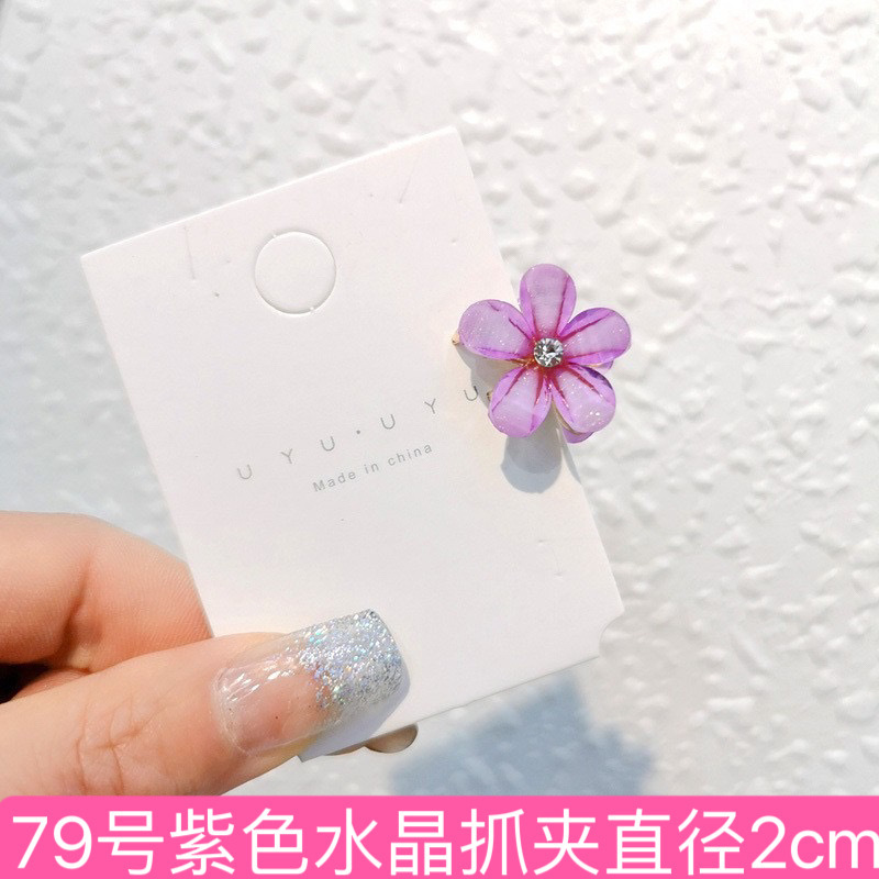 79호 퍼플 크리스탈 스몰 클립