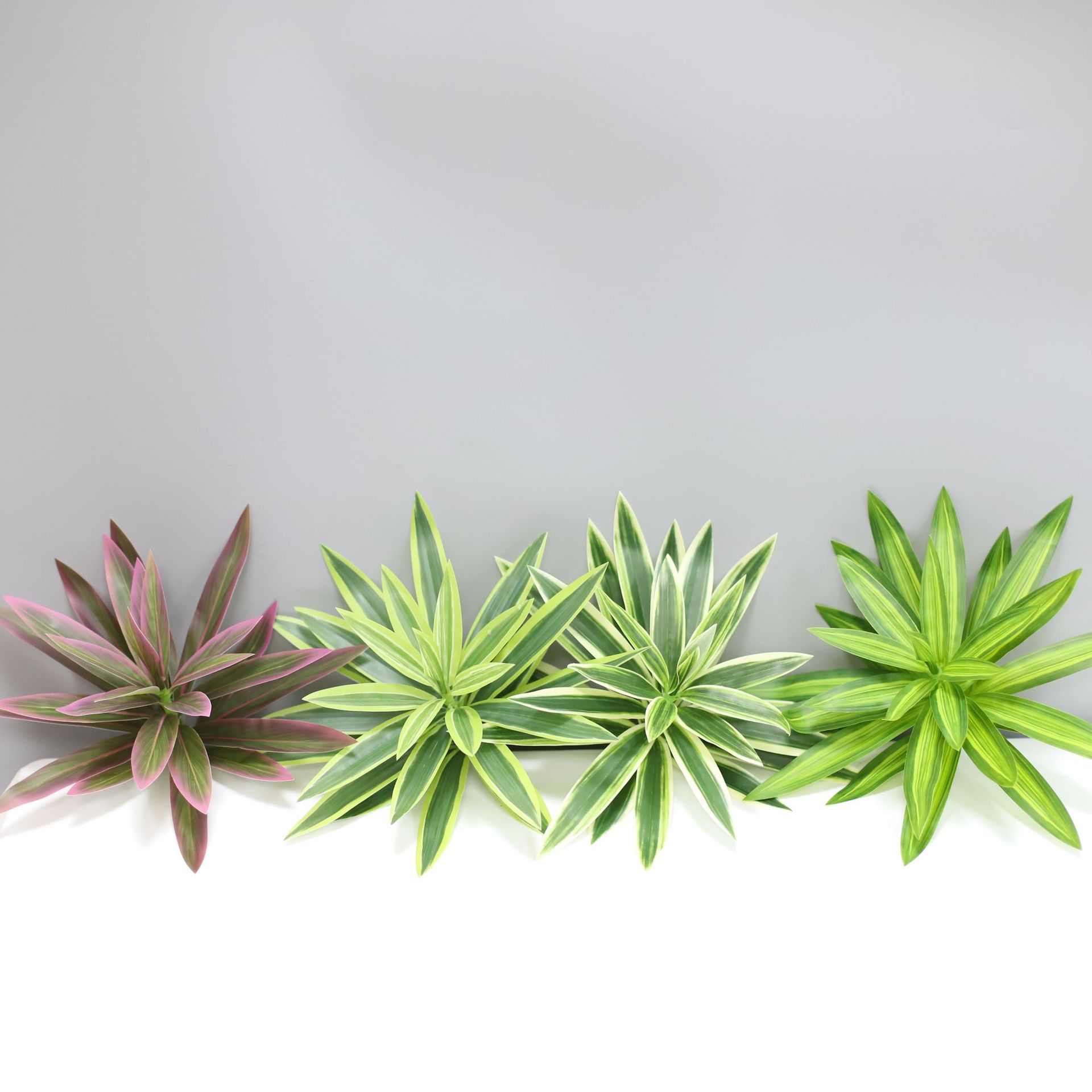 Simulation Lily DIY single -headed rich bamboo fake leaves potted…