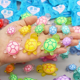 Beach water toy colorful little turtle, luminous luminous toy little turtle
