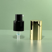 18牙粉泵 外置喷雾喷头 电镀短圆罩 乳液按压泵