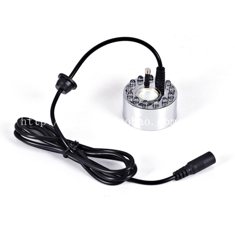 Cabeza de atomización gran volumen niebla atomizador humidificador aromaterapia oxígeno bar 20mm colorido 12 luces waterscape atomización bonsai Accesorios