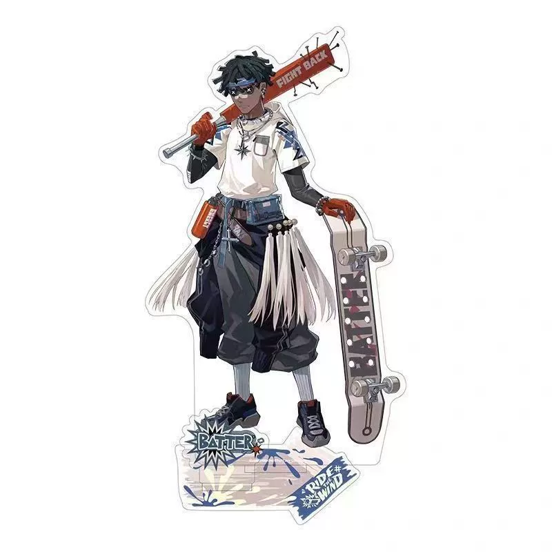 Identity V Street Style Animation Game Peripheral Riding the Wind, Prisoner, Little Girl, Reporter Standing Card