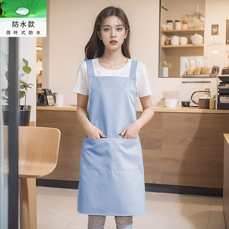 맑은 하늘색 쇼트 73cm 발수