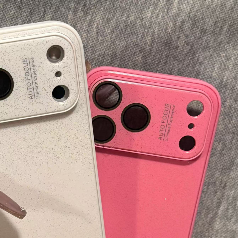 韩系ins风纯色细闪精孔适用iPhone17promax苹果16手机壳15爆款14|undefined