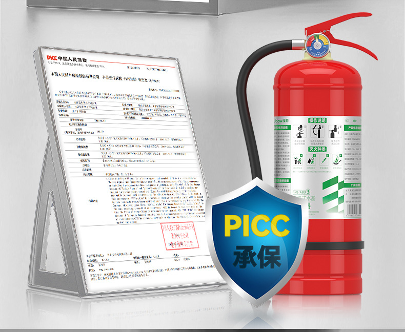 Yuanbang Carbon Dioxide Fire Extinguisher Water-Based Fire Extinguisher 2L3L6L Stainless Steel Foam Fire Extinguisher 25 Years New National Standard
