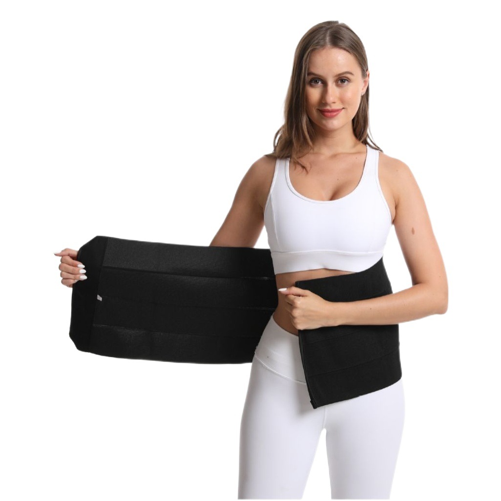 Iso Enlarged and Widened Elastic Abdominal Belt Waist Shaping Postpartum Abdominal Belt Men and Women High Elastic Sports Belt