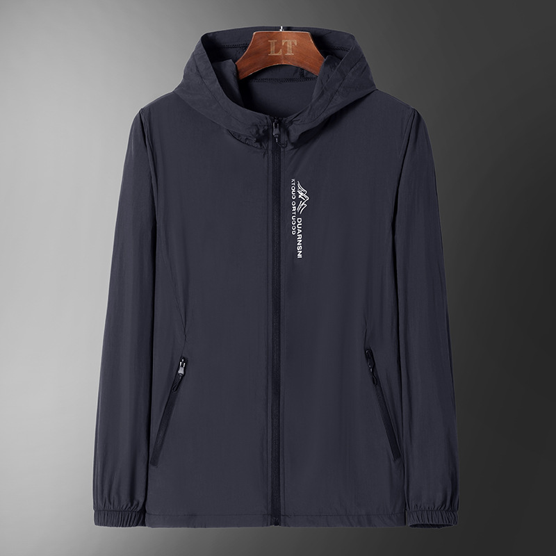 도매 남성 고급 경량 선 스크린 의류 스포츠 재킷 야외 등산 낚시 경량 통기성 피부 선 스크린 의류