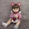 55cm Strawberry Bear Onesie Small Straight Legs