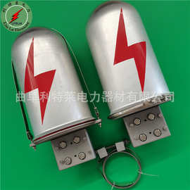 杆用金属接头盒 24芯光缆接头盒图片 铝合金接续盒图片 光缆金具