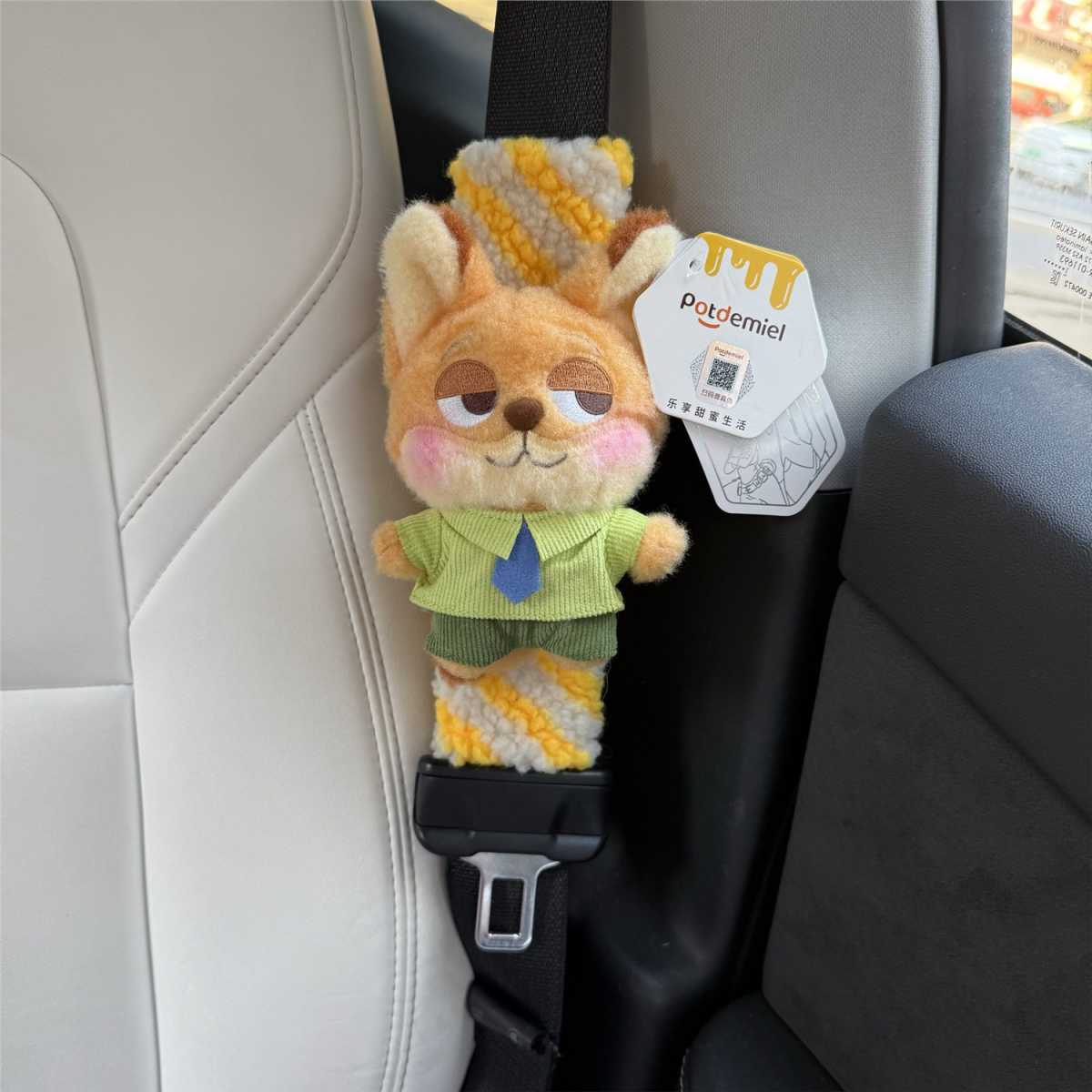 Zootopia Judy Nick Car Seat Belt Shoulder Pad Car Seat Belt Cover Car Interior Decoration Accessories