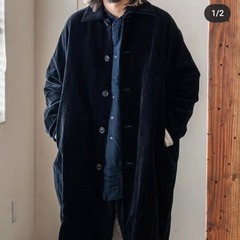 日本の小衆郭形の光沢感の重いポンドのベルベットのコートの大きい郭形のゆったりした風衣の経典モデル