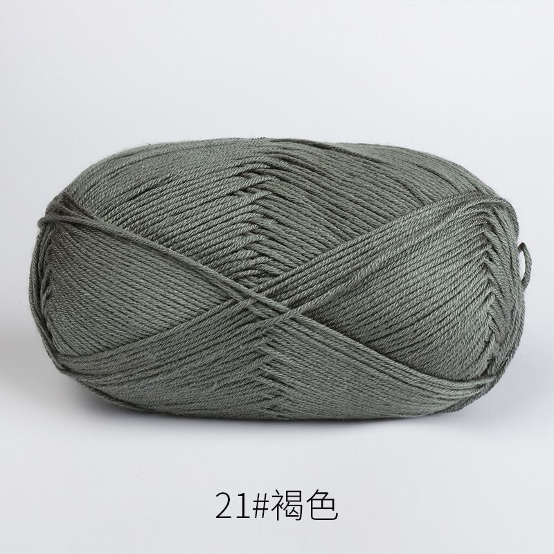 21 브라운*32S*라이트 러쉬*6*코튼 클리어