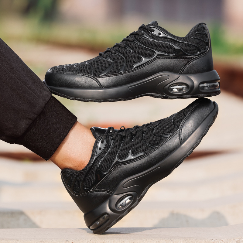勞保鞋防砸防刺穿PU底氣墊新款上新男款歐標鋼包頭安全防護工作鞋
