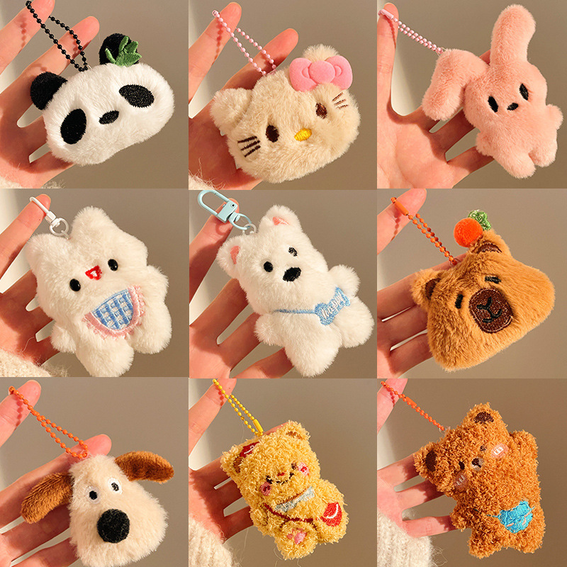 Small Gifts for Promotional Activities, Cute Plush Doll Pendants, Ornaments, Backpack Decorations, Keychain Accessories