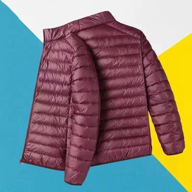 El comercio exterior alemán original de pluma de algodón superligero chaqueta de algodón de tamaño grande ropa de hombre otoño y invierno delgada y cálida superada