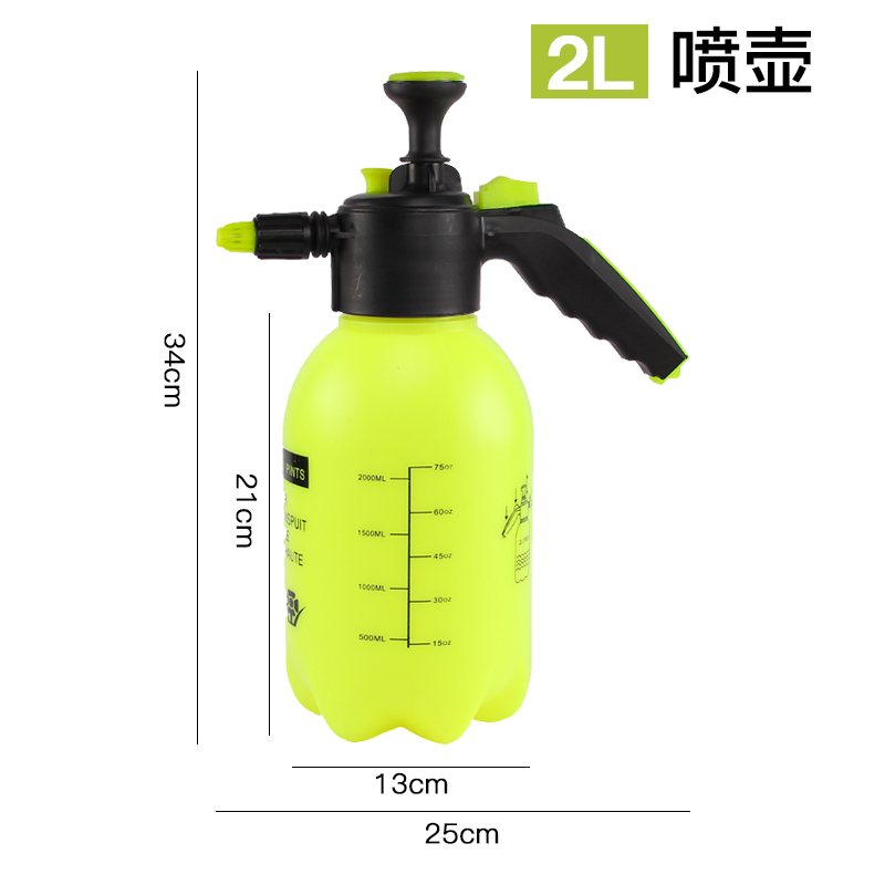 Botella de pulverización manual tipo neumático botella de riego de flores botella de horticultura botella de pulverización de agua limpia y desinfección doméstica botella de pulverización de gran capacidad