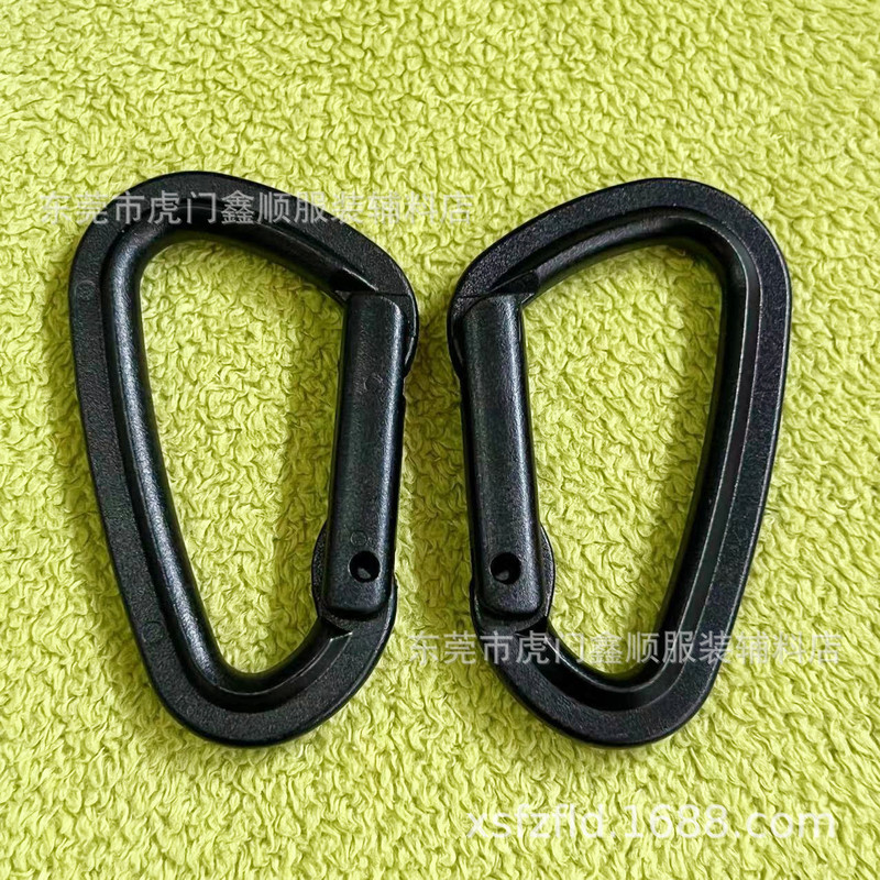 Factory In-Stock All-Plastic Carabiner 5.8cm Long Plastic Climbing Hook D-Shaped Quick-Release Buckle Luggage Accessory Factory In-Stock All-Plastic Carabiner 5.8cm Long Plastic Climbing Hook D-Shaped Quick-Release Buckle Luggage Accessory