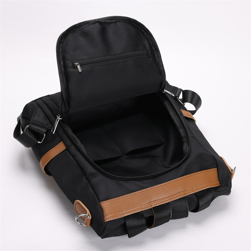 2023 nueva mochila de tela Oxford para mujer casual moda contraste color viaje antirrobo mochila portátil mochila escolar al por mayor