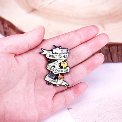 enamel pin cat – Yaxa sancaqları