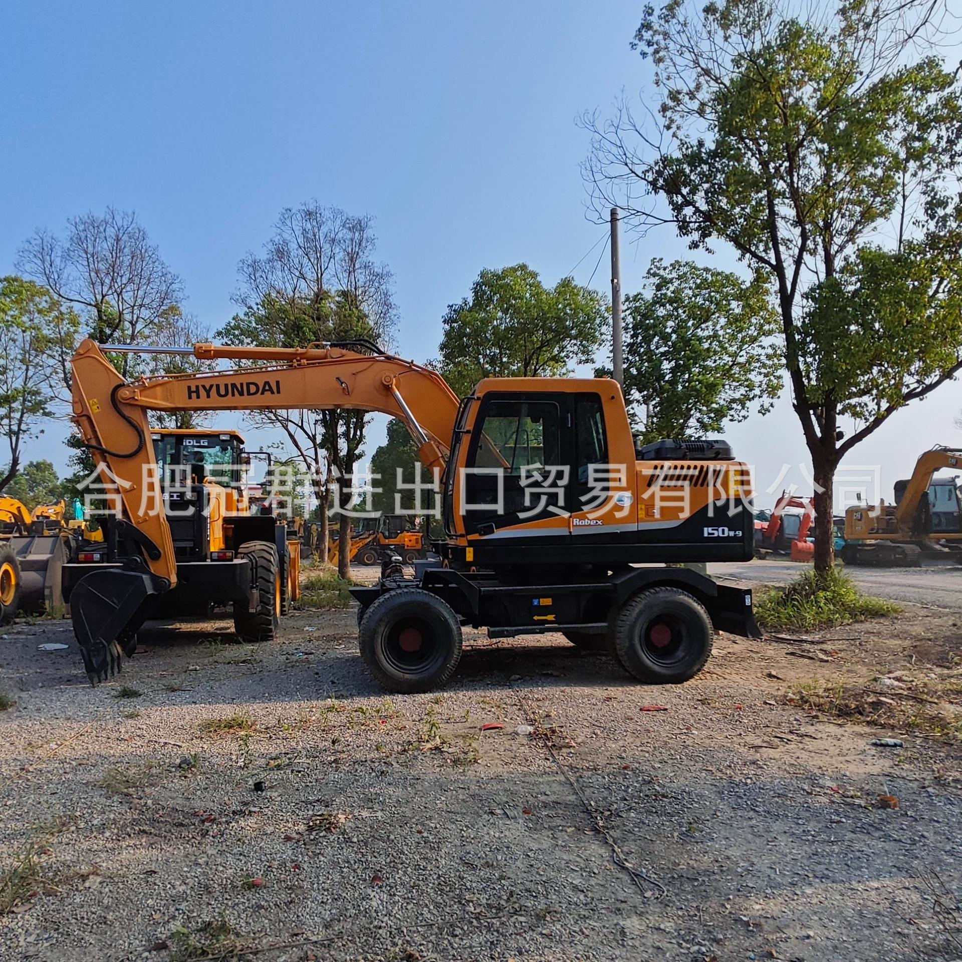HYUNDAI moderna excavadora de ruedas HW210HW150 Doushan excavadora de ruedas suministra directamente maquinaria de ingeniería de todo terreno image 5