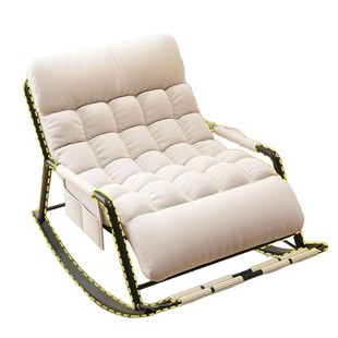 Recliner Rocking Chair for Adults to Sit and Sleep, New Single and Double Lunch Break Chairs for Home Balcony Leisure Lazy Sofa