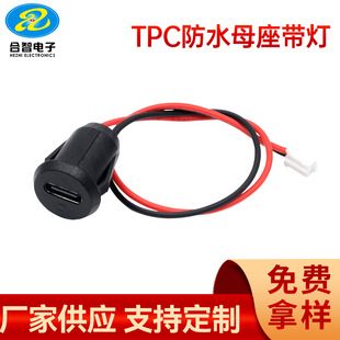 ��ˮTYPE-Cĸ���A������USB�ӿ�2Pֱ��ʽ����type-c��ˮĸ�����l